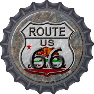 California Route 66 Novelty Metal Bottle Cap BC-518