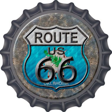 Oklahoma Route 66 Novelty Metal Bottle Cap BC-523