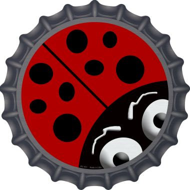 Lady Bug Novelty Metal Bottle Cap BC-531