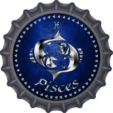 Pisces Novelty Metal Bottle Cap BC-535