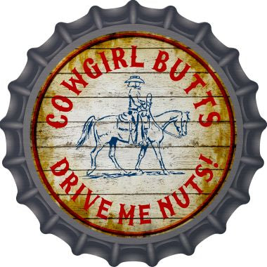 Cowgirl Butts Novelty Metal Bottle Cap BC-551