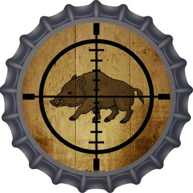 Boar Hunter Novelty Metal Bottle Cap BC-580