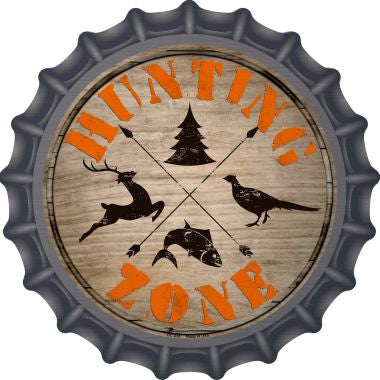 Hunting Zone Novelty Metal Bottle Cap BC-638