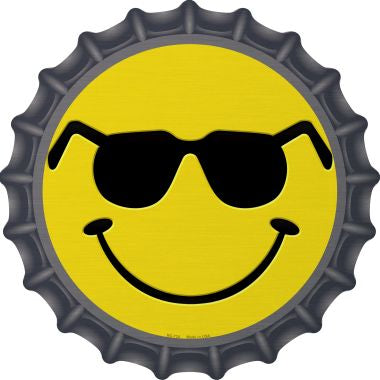 Shades Smile Novelty Metal Bottle Cap BC-734