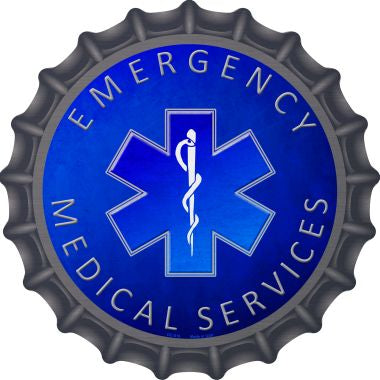 Emergency Medical Services Novelty Circular Sign BC-816