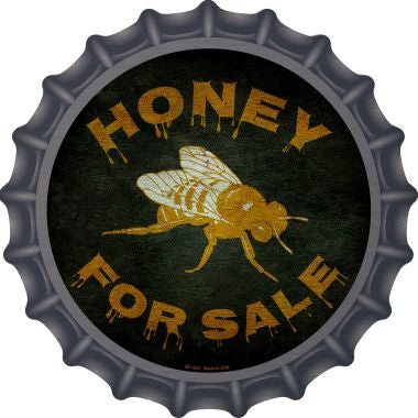 Honey For Sale Novelty Metal Bottle Cap BC-823