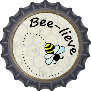 Bee-Lieve Novelty Metal Bottle Cap BC-824