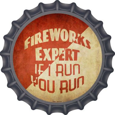 Fireworks Expert Novelty Metal Bottle Cap BC-968
