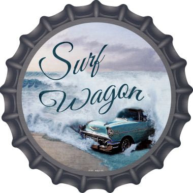 Surf Wagon Novelty Metal Bottle Cap BC-977