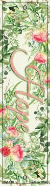 Hope on Flowers Novelty Metal Bookmark BM-010