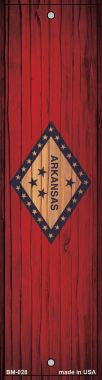 Arkansas Flag Novelty Metal Bookmark 
