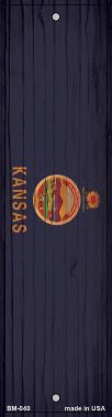 Kansas Flag Novelty Metal Bookmark BM-040