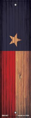 Texas Flag Novelty Metal Bookmark BM-067