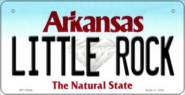 Little Rock Arkansas Novelty Metal Bicycle Plate BP-10026