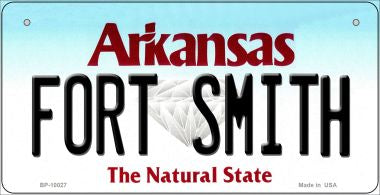 Fort Smith Arkansas Novelty Metal Bicycle Plate BP-10027