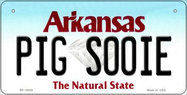 Pig Sooie Arkansas Novelty Metal Bicycle Plate BP-10038