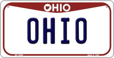 Ohio Novelty Metal Bicycle Plate BP-10065
