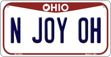 N Joy OH Ohio Novelty Metal Bicycle Plate BP-10073