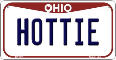 Hottie Ohio Novelty Metal Bicycle Plate BP-10077
