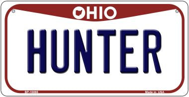 Hunter Ohio Novelty Metal Bicycle Plate BP-10095