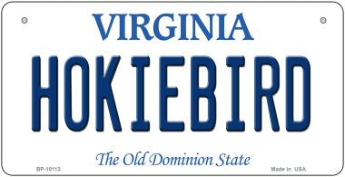 Hokiebird Virginia Novelty Metal Bicycle Plate BP-10113
