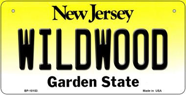 Wildwood New Jersey Novelty Metal Bicycle Plate 