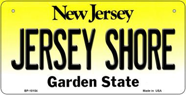 Jersey Shore New Jersey Novelty Metal Bicycle Plate BP-10154