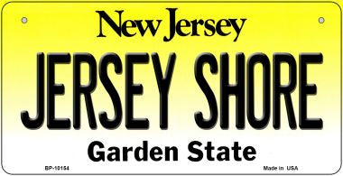 Jersey Shore New Jersey Novelty Metal Bicycle Plate BP-10154