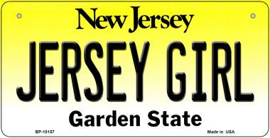 Jersey Girl Novelty Metal Bicycle Plate BP-10157