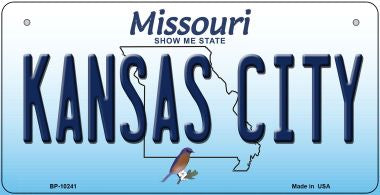 Kansas City Missouri Novelty Metal Bicycle Plate BP-10241