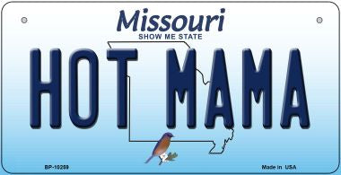 Hot Mama Missouri Novelty Metal Bicycle Plate BP-10259