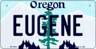 Eugene Oregon Novelty Metal Bicycle Plate BP-10344