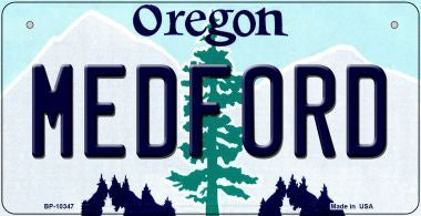 Medford Oregon Novelty Metal Bicycle Plate BP-10347