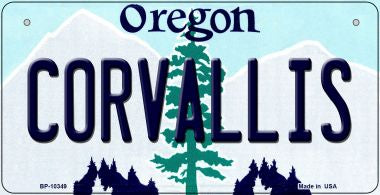 Coroallis Oregon Novelty Metal Bicycle Plate BP-10349