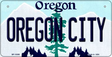 Oregon City Novelty Metal Bicycle Plate BP-10350