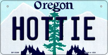 Hottie Oregon Novelty Metal Bicycle Plate BP-10359