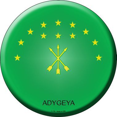 Adygeya Country Novelty Metal Circular Sign