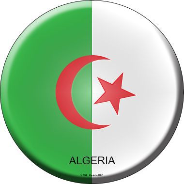 Algeria Country Novelty Metal Circular Sign