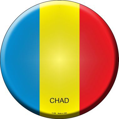 Chad Country Novelty Metal Circular Sign