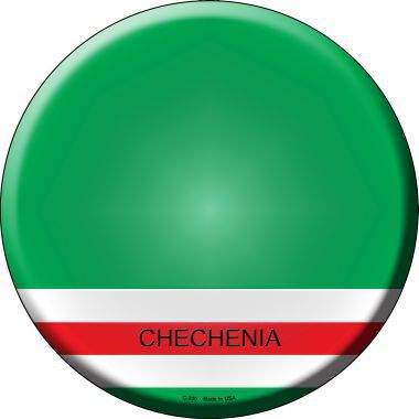 Chechenia Country Novelty Metal Circular Sign