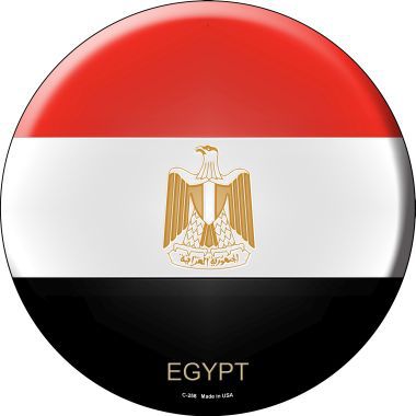 Egypt Country Novelty Metal Circular Sign