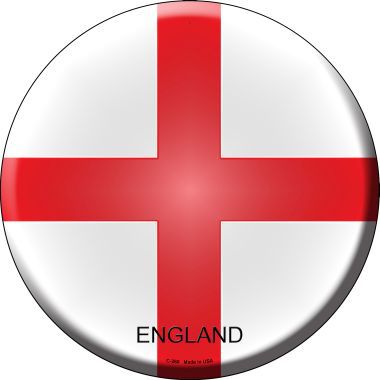 England Country Novelty Metal Circular Sign