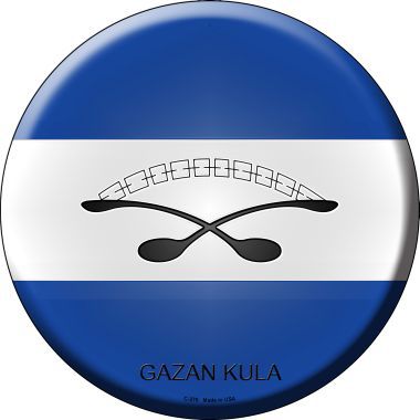 Gazan Kula Country Novelty Metal Circular Sign