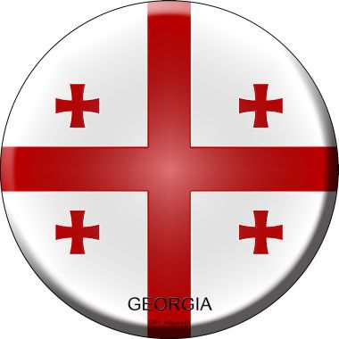 Georgia Country Novelty Metal Circular Sign