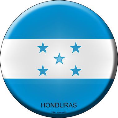 Honduras Country Novelty Metal Circular Sign