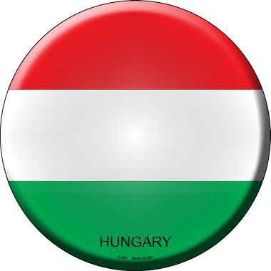 Hungary Country Novelty Metal Circular Sign