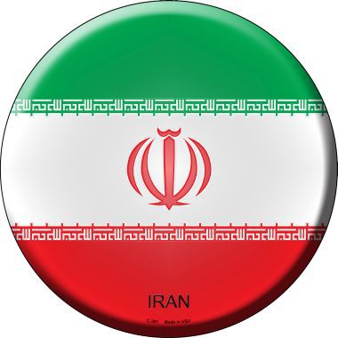 Iran Country Novelty Metal Circular Sign
