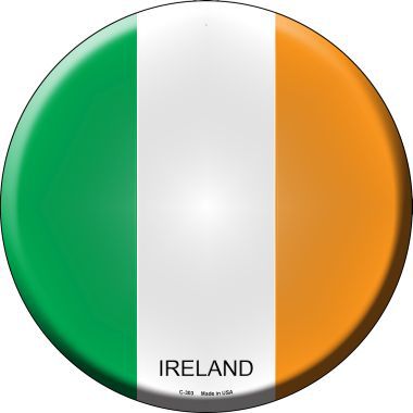 Ireland Country Novelty Metal Circular Sign