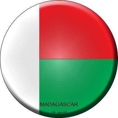 Madagascar Country Novelty Metal Circular Sign