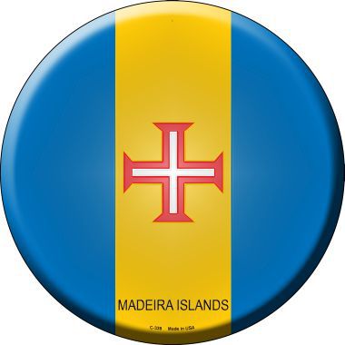 Madeira Islands Country Novelty Metal Circular Sign